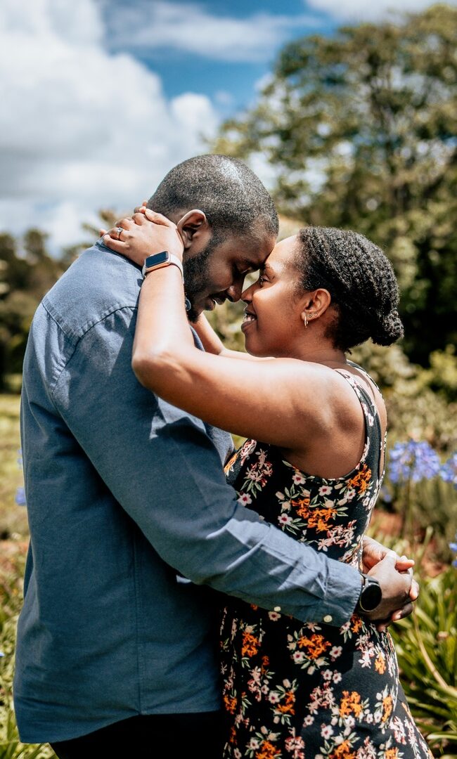 BrIght and Malyse's Engagement Shoot at Naishola gardens